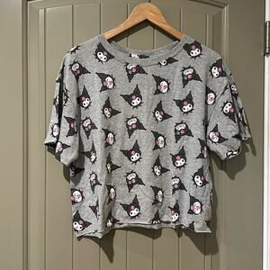 SANRIO Kuromi Crop Tee sz XL